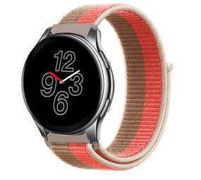 Strap-it Bracelet nylon OnePlus Watch (pomelo rose)