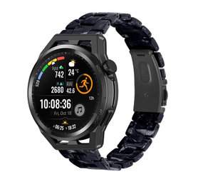Strap-it Bracelet résine Huawei Watch GT Runner (noir/blanc)