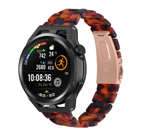 Strap-it Strap-It Bracelet résine Huawei Watch GT Runner (lave)