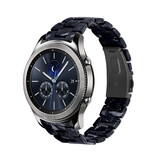 Strap-it Bracelet résine Samsung Gear S3 (noir/blanc) Strap-it Bracelet résine Samsung Gear S3 (noir/blanc)