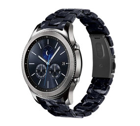 Strap-it Bracelet résine Samsung Gear S3 (noir/blanc) Strap-it Bracelet résine Samsung Gear S3 (noir/blanc)