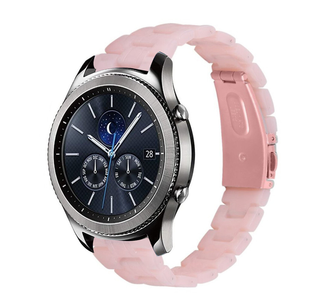 Strap-it Strap-It Bracelet résine Samsung Gear S3 (rose) Strap-it Strap-It Bracelet résine Samsung Gear S3 (rose)