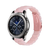 Strap-it Bracelet résine Samsung Gear S3 (rose) Strap-it Bracelet résine Samsung Gear S3 (rose)