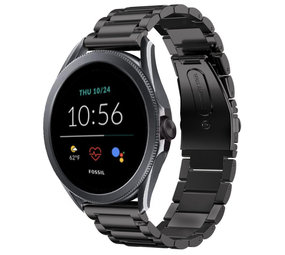 Strap-it Bracelet acier Fossil Gen 5e 44mm (noir)