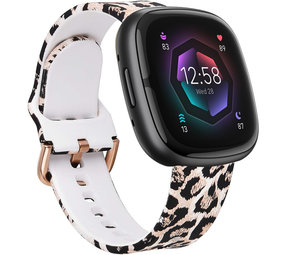 Strap-it Bracelet Lucky Leopard Fitbit Sense 2