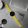 Strap-it Strap-it Bracelet silicone Samsung Galaxy Watch  42mm (Jaune)
