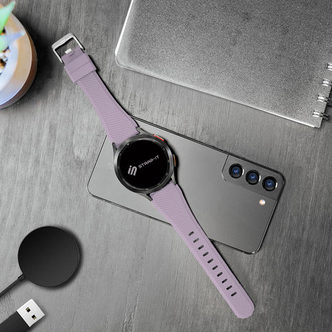 Strap-it Strap-it Bracelet silicone OnePlus Watch (lilas)
