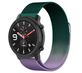 Strap-it Bracelet Milanais Xiaomi Amazfit GTR (violet/vert)