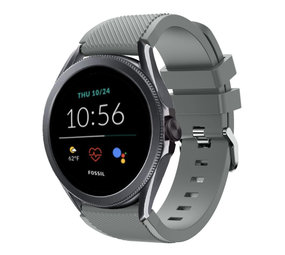 Strap-it Bracelet silicone Fossil Gen 5e 44mm (gris)