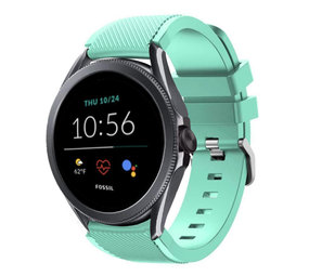 Strap-it Bracelet silicone Fossil Gen 5e 44mm (aqua)