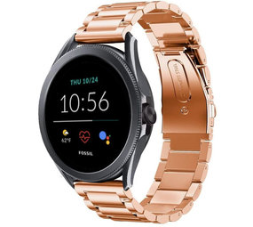 Strap-it Bracelet acier Fossil Gen 5e 44mm (or rose)
