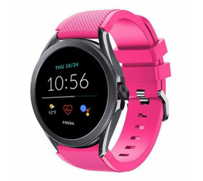 Strap-it Bracelet silicone Fossil Gen 5e 44mm (rose vif)