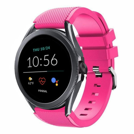 Strap-it Strap-it Bracelet silicone Fossil Gen 5e 44mm (rose vif)