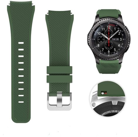 Strap-it Strap-it Bracelet silicone Fossil Gen 5e 44mm (vert armée)