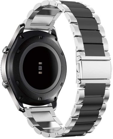 Strap-it Strap-it Bracelet acier Fossil Gen 5e 44mm (argent/noir)