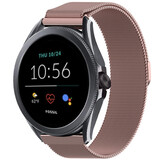 Strap-it Bracelet Milanais Fossil Gen 5e 44mm (rose)