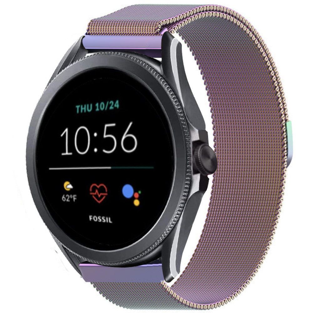 Strap-it Strap-it Bracelet Milanais Fossil Gen 5e 44mm (arc-en-ciel)