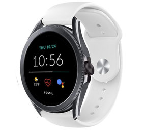 Strap-it Bracelet sport Fossil Gen 5e 44mm (blanc)
