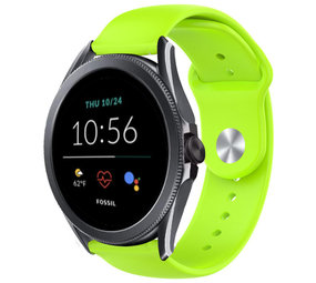 Strap-it Bracelet sport Fossil Gen 5e 44mm (vert clair)