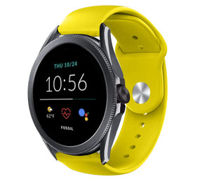 Strap-it Bracelet sport Fossil Gen 5e 44mm (jaune)