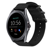 Strap-it Bracelet nylon boucle Fossil Gen 5e 44mm (noir)