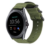 Strap-it Bracelet nylon boucle Fossil Gen 5e 44mm (vert)