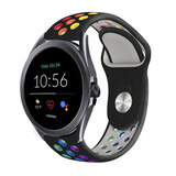 Strap-it Bracelet sport Fossil Gen 5e 44mm (noir coloré)