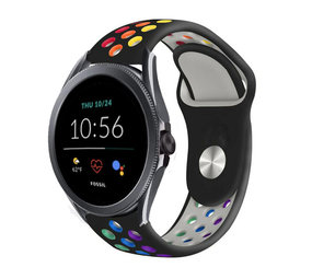 Strap-it Bracelet sport Fossil Gen 5e 44mm (noir coloré)