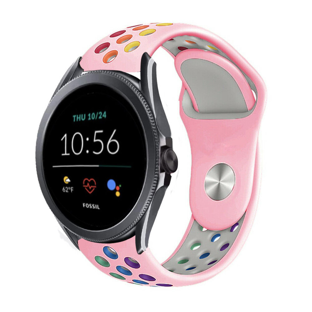 Strap-it Strap-it Bracelet sport Fossil Gen 5e 44mm (rose coloré)