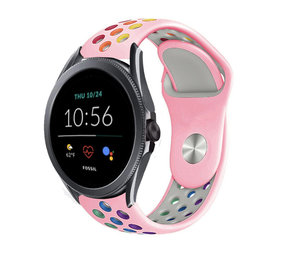 Strap-it Bracelet sport Fossil Gen 5e 44mm (rose coloré)
