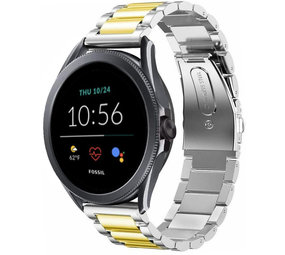 Strap-it Bracelet acier Fossil Gen 5e 44mm (argent/or)