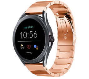 Strap-it Bracelet metál Fossil Gen 5e 44mm (or rose)