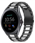 Strap-it Strap-it Bracelet acier Fossil Gen 5e 44mm (noir/argent)