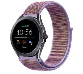 Strap-it Bracelet nylon Fossil Gen 5e 44mm (lilas)