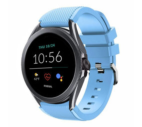 Strap-it Bracelet silicone Fossil Gen 5e 44mm (bleu sable)