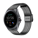 Strap-it Bracelet acier inoxydable Fossil Gen 5e 44mm (noir)