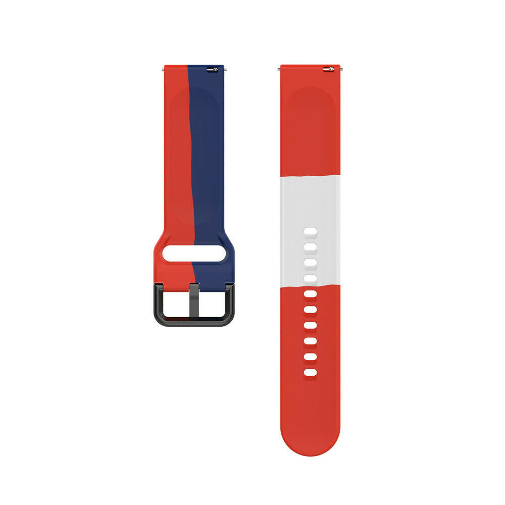 Strap-it Strap-it Bracelet triple sport Fossil Gen 5e 44mm (rouge-blanc-bleu) Strap-it Strap-it Bracelet triple sport Fossil Gen 5e 44mm (rouge-blanc-bleu)