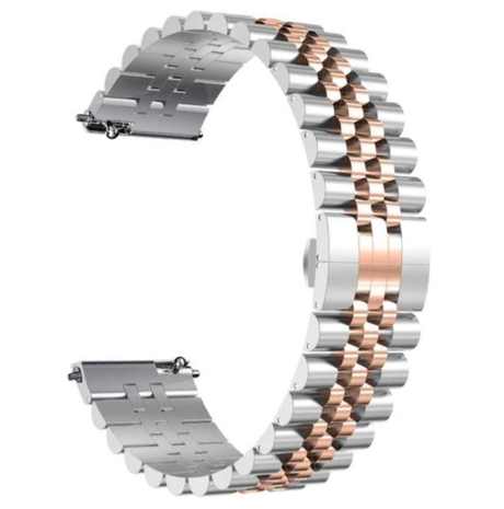 Strap-it Strap-it Bracelet acier Jubilee Fossil Gen 5e 44mm (argent/or rose)