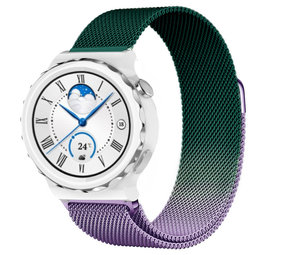 Strap-it Bracelet Milanais Huawei Watch GT 3 Pro 43mm (violet/vert)