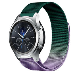Strap-it Bracelet Milanais Samsung Gear S3 (violet/vert)