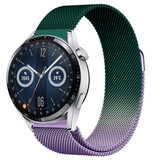 Strap-it Bracelet Milanais Huawei Watch GT 3 46mm (violet/vert)
