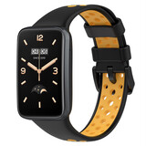 Strap-it Bracelet sport Xiaomi Smart Band 7 Pro (noir/jaune) Strap-it Bracelet sport Xiaomi Smart Band 7 Pro (noir/jaune)