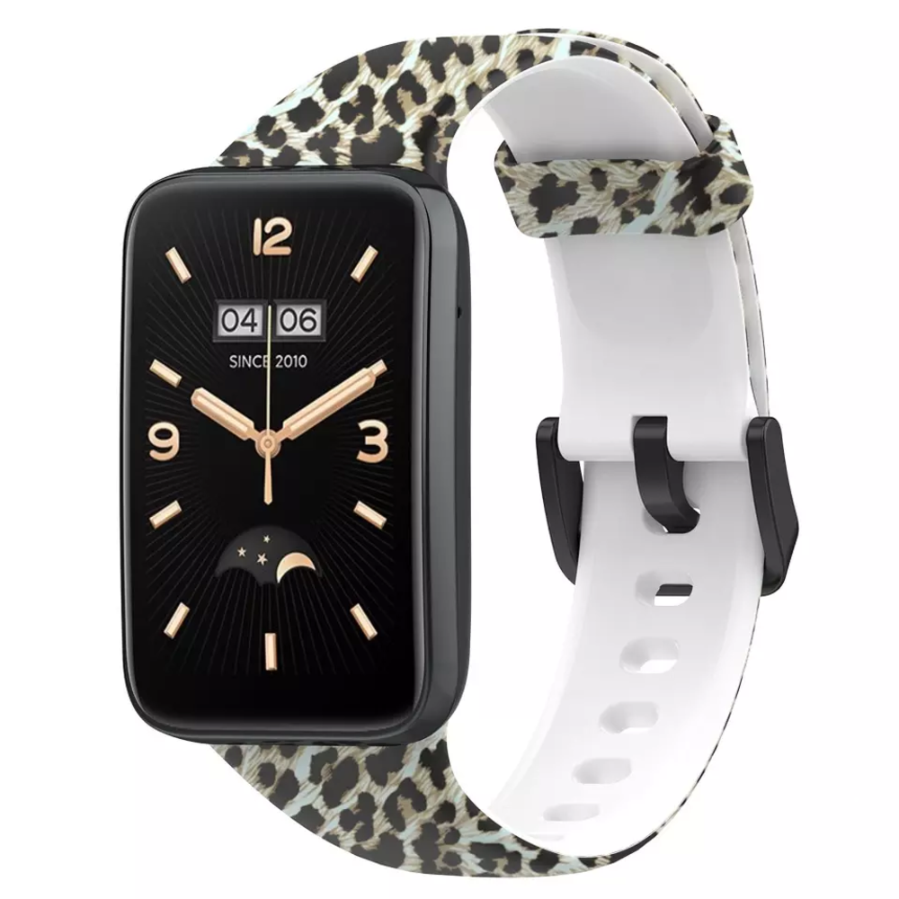 Strap-it Strap-it Bracelet Lucky Leopard Xiaomi Smart Band 7 Pro