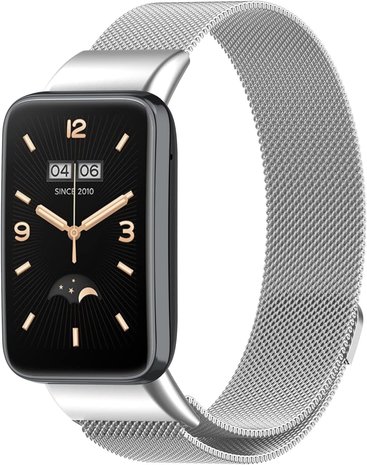 Strap-it Strap-it Bracelet Milanais Xiaomi Smart Band 7 Pro (argent)
