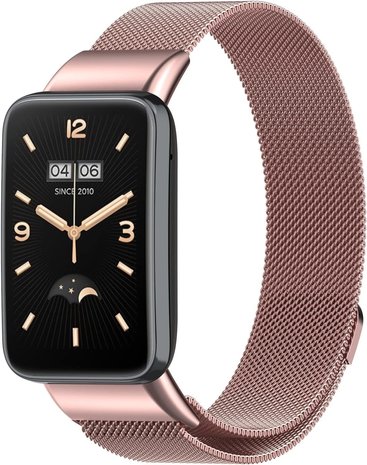 Strap-it Strap-it Bracelet Milanais Xiaomi Smart Band 7 Pro (rose)