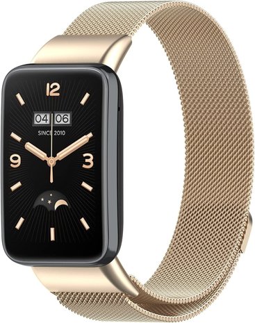 Strap-it Strap-it Bracelet Milanais Xiaomi Smart Band 7 Pro (champagne) Strap-it Strap-it Bracelet Milanais Xiaomi Smart Band 7 Pro (champagne)