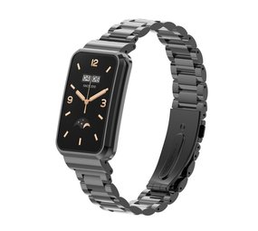 Strap-it Bracelet acier Xiaomi Smart Band 7 Pro (noir)