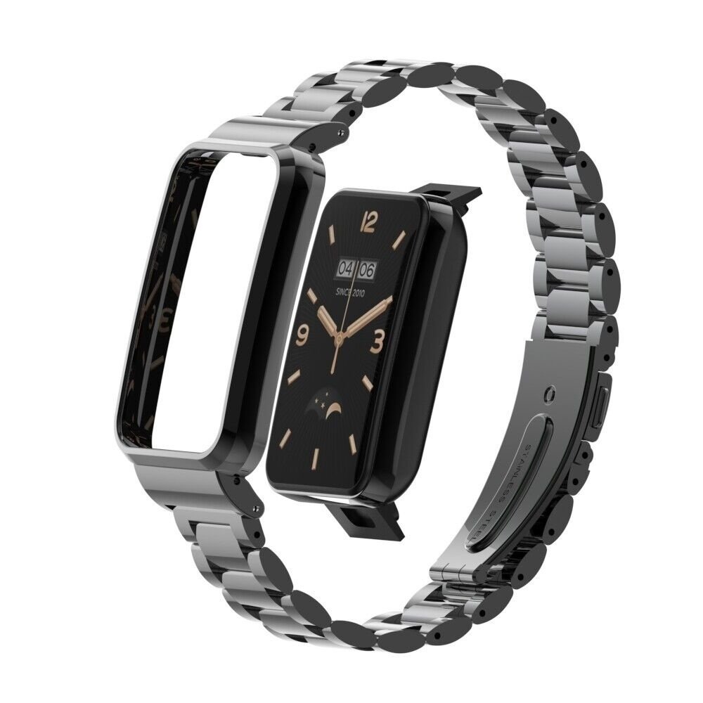 Strap-it Strap-it Bracelet acier Xiaomi Smart Band 7 Pro (noir)