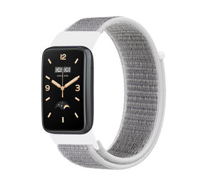 Strap-it Bracelet nylon Xiaomi Smart Band 7 Pro (gris)