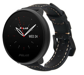 Strap-it Bracelet cuir Polar Ignite 2 (noir)